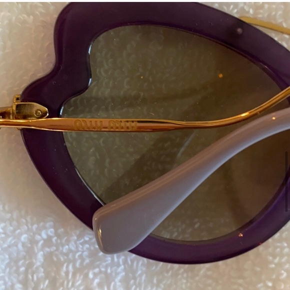💜 Miu Miu MU11RS Cat's Eye Sunglasses💜 - Picture 9 of 9